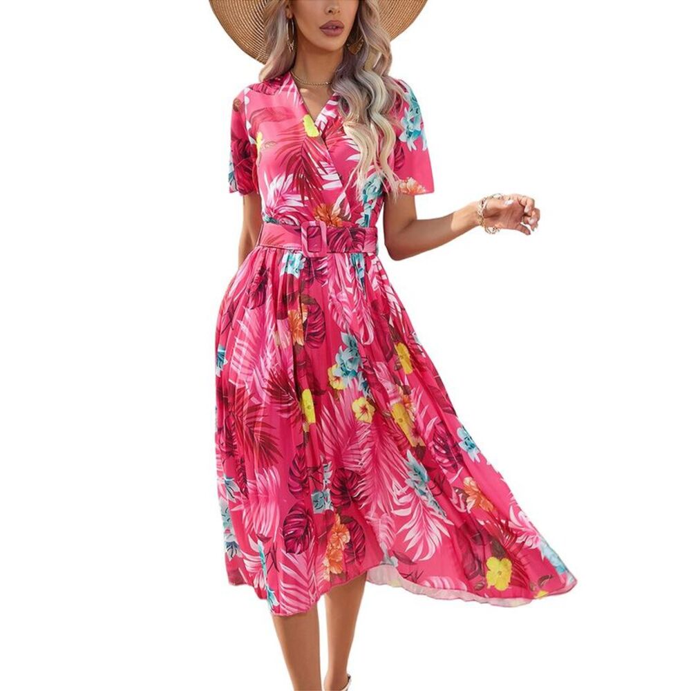 Vera Dolini Womens  Midi Dress